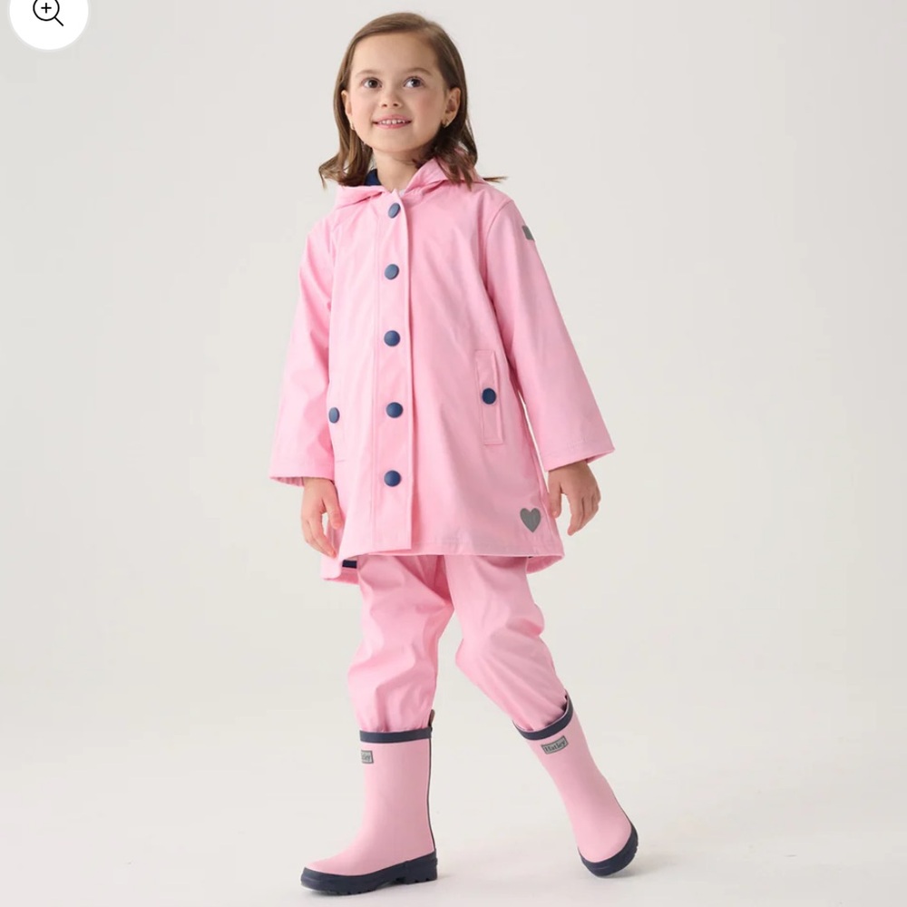 Hatley Pink Rain Coat Lined